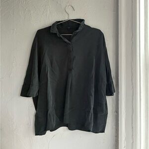 COS Black Casual Button Down Shirt